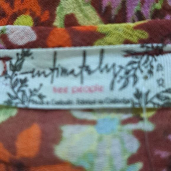 Free People Intimately Say It To Me Bodysuit in Red Sienna Comb NWT - Picture 10 of 12